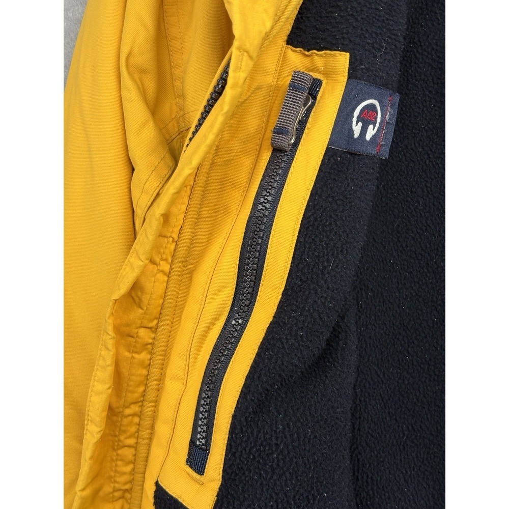 Vintage Abercrombie & Fitch A92 Fleece Lined Winter Ski Jacket Yellow Men's Sz S - Picture 7 of 14